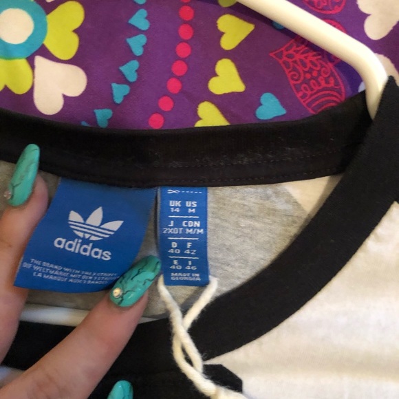 Adidas shirt ‼️‼️worn once. - Picture 1 of 4